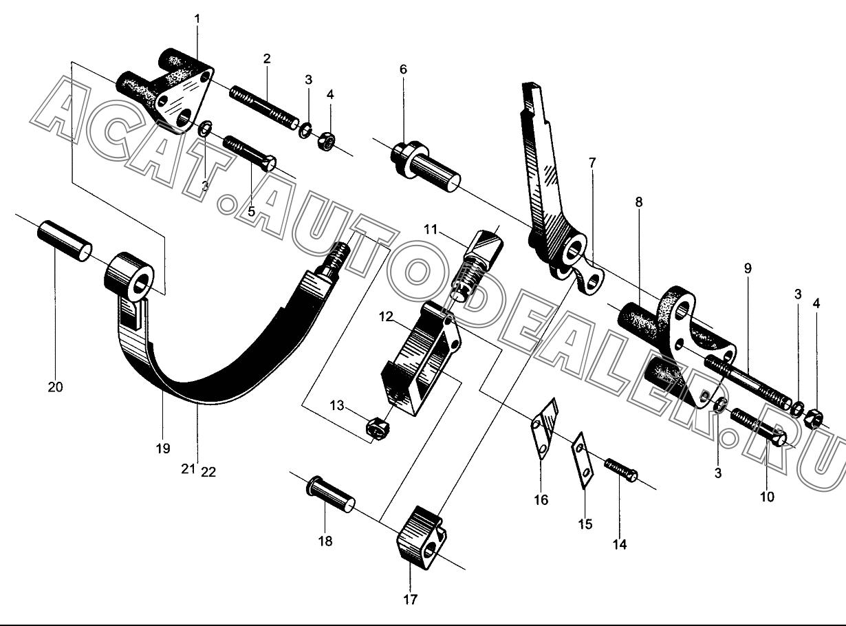 Суппорт 211085 для XCMG DT140B