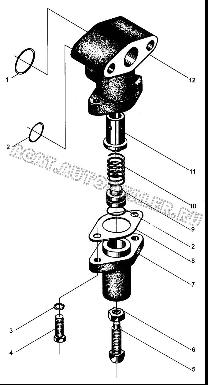Крышка клапана 0A10087 для XCMG DT140B