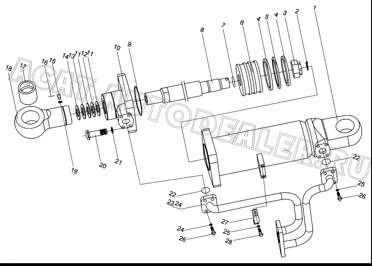 Поршень 583605 для XCMG DT140B