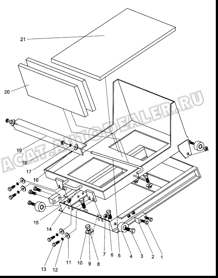 Неподвижный блок 474303 для XCMG DT140B