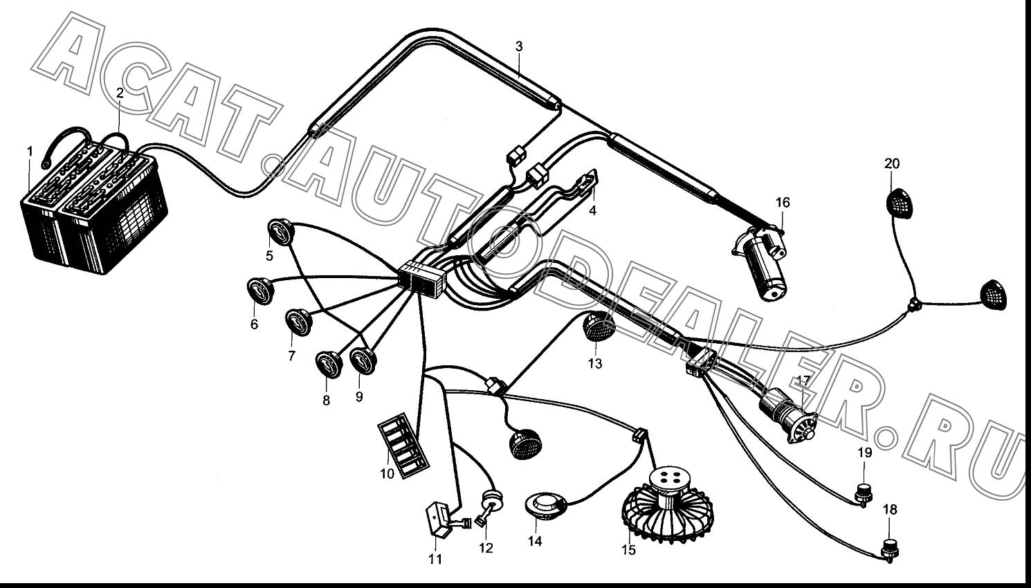 Переключатель JK932-T140B для XCMG DT140B