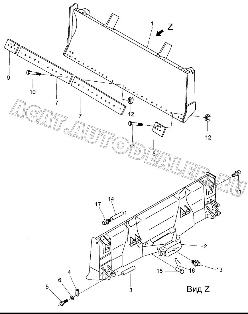 Лезвие 730200 для XCMG DT140B