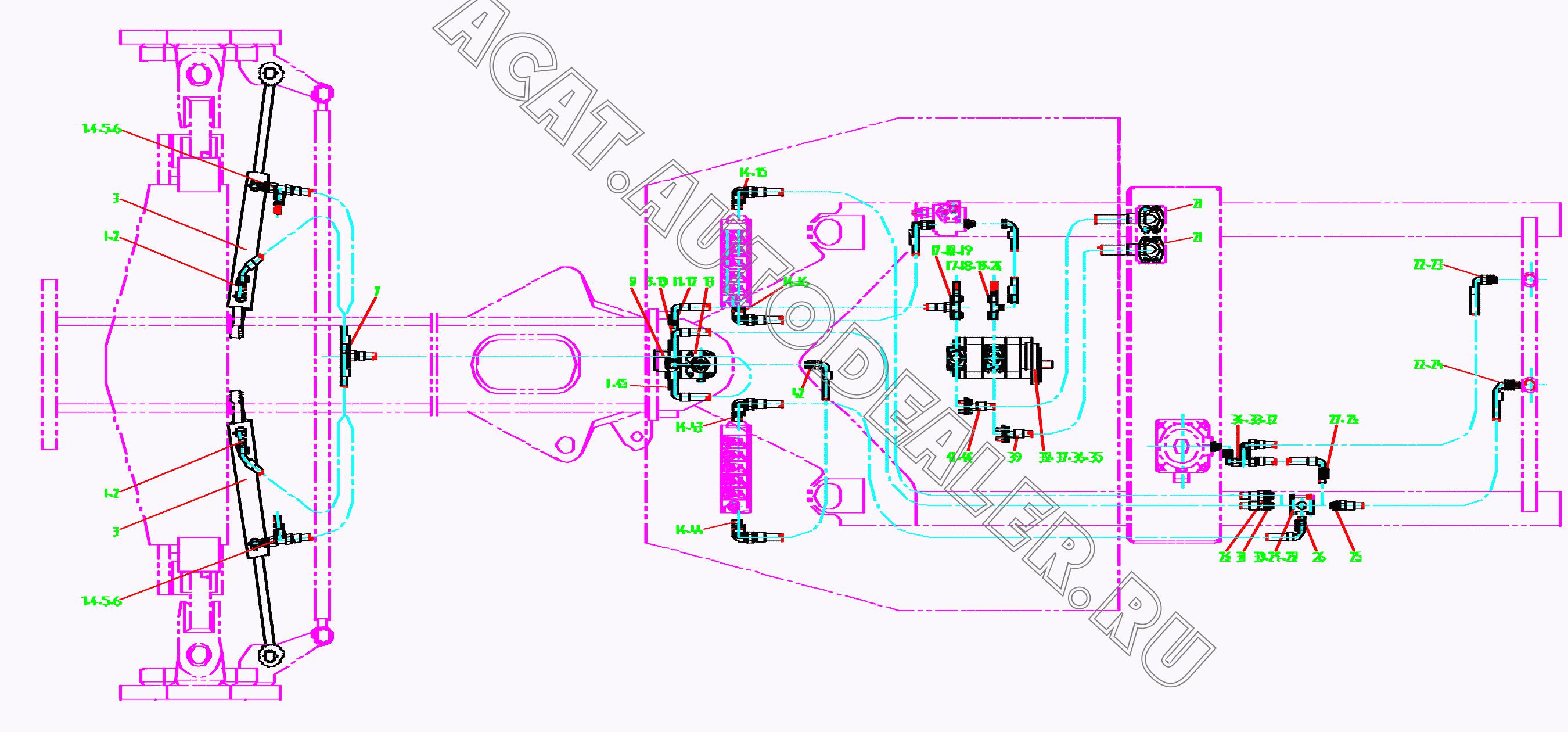 Hose 1SNHAHF121205-6200 для XCMG GR215A