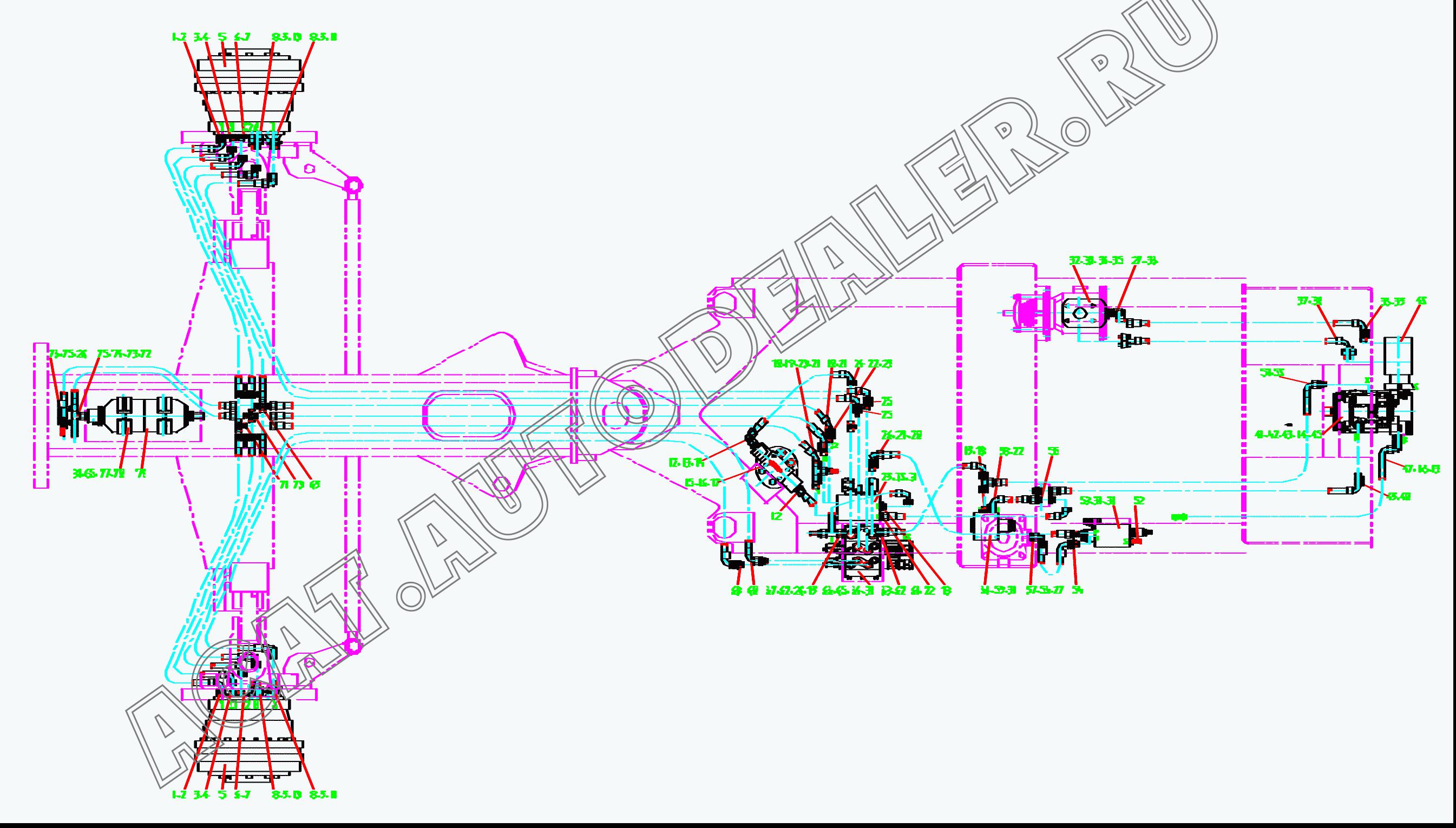 Hose 1SNHAHF121206-350 для XCMG GR215A