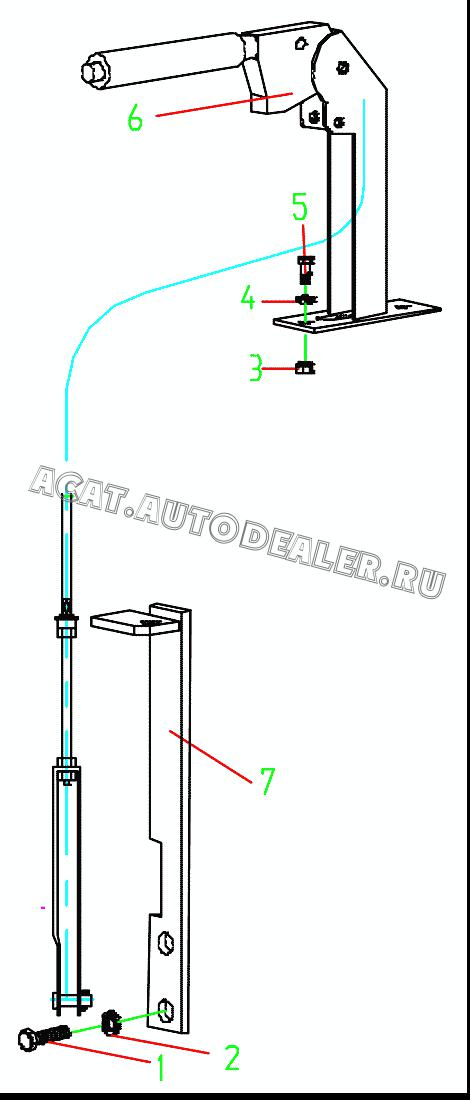 Control Handle LJ112A для XCMG GR215A