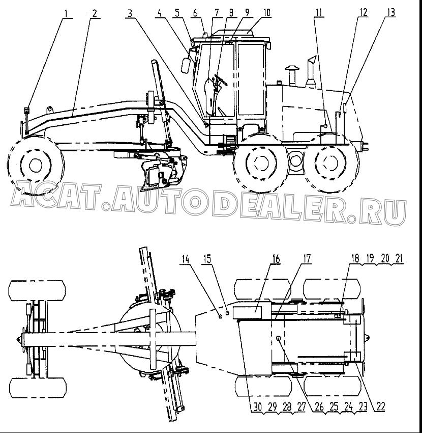 Реле 102040006 для XCMG GR165