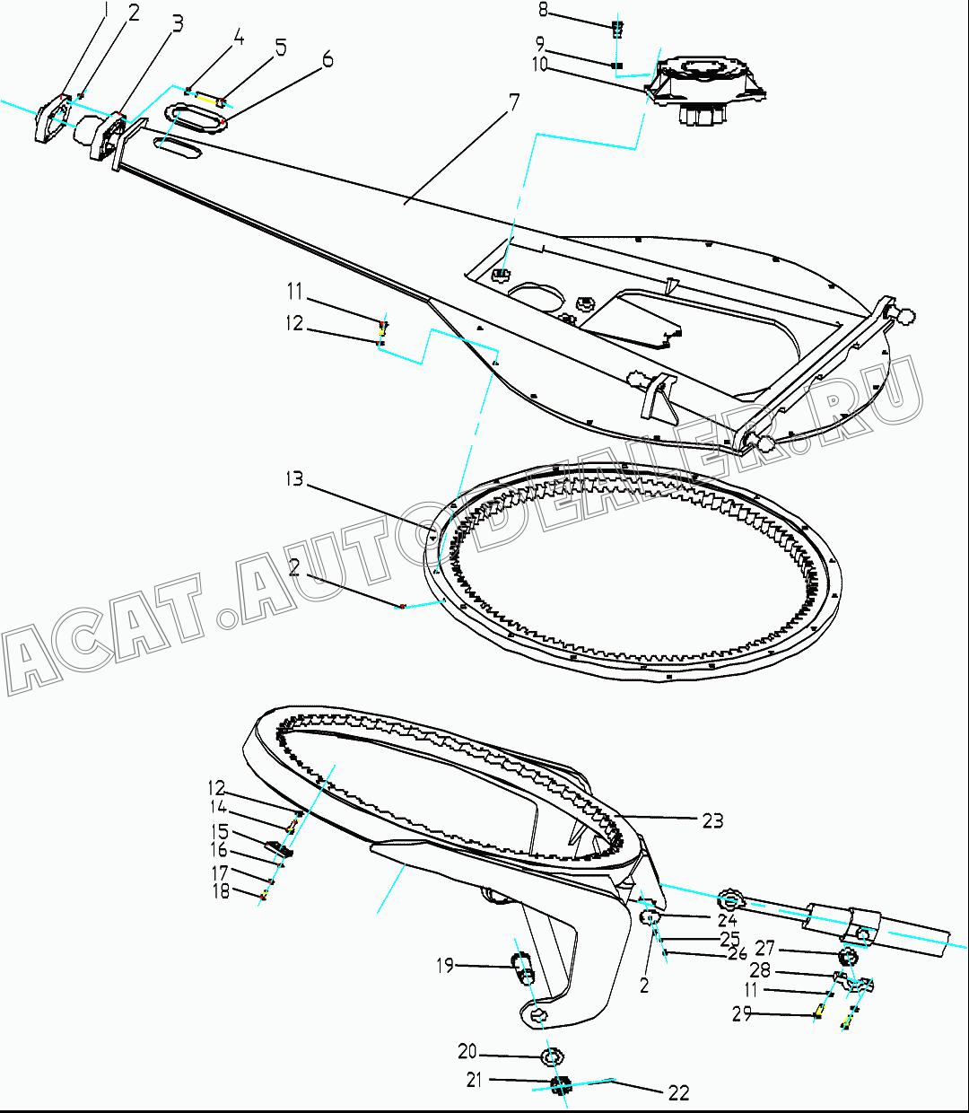 Joint Cover 001560024 для XCMG Рабочее оборудование