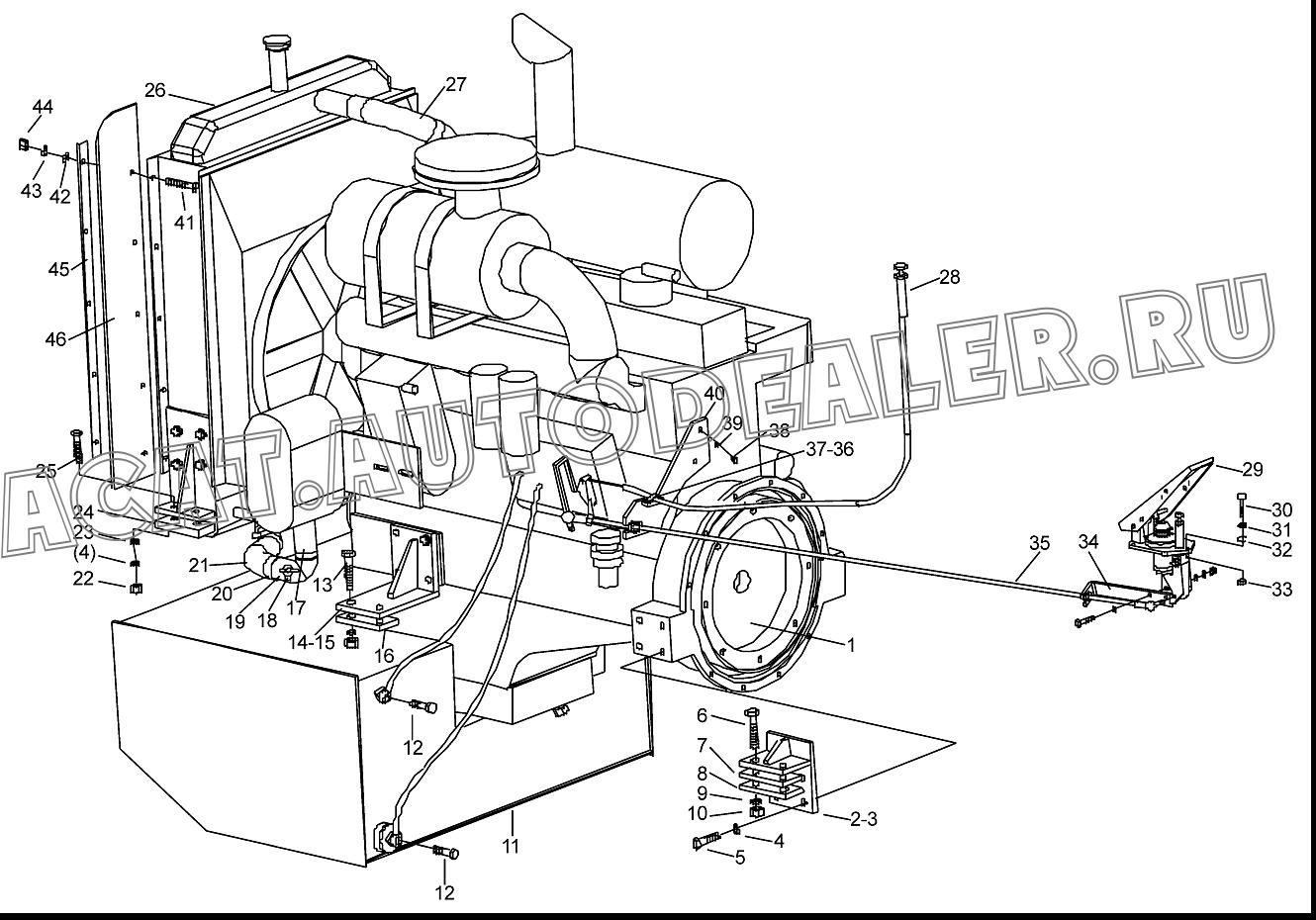 Дизель-мотор 800105030 для XCMG LW300FN