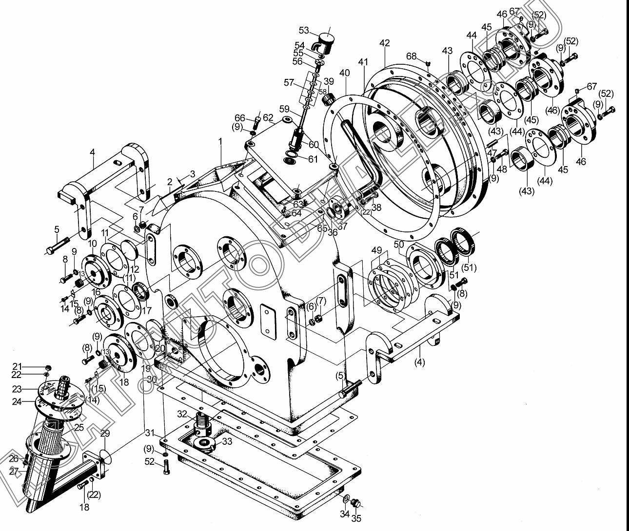 Корпус 860114712 для XCMG LW300FN