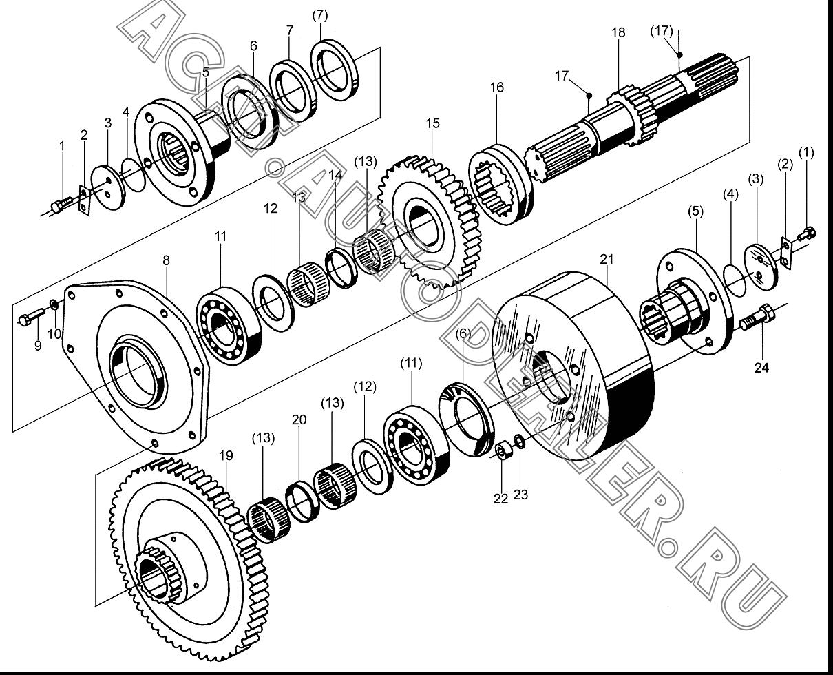 Стопорная прокладка 860114677 для XCMG LW300FN