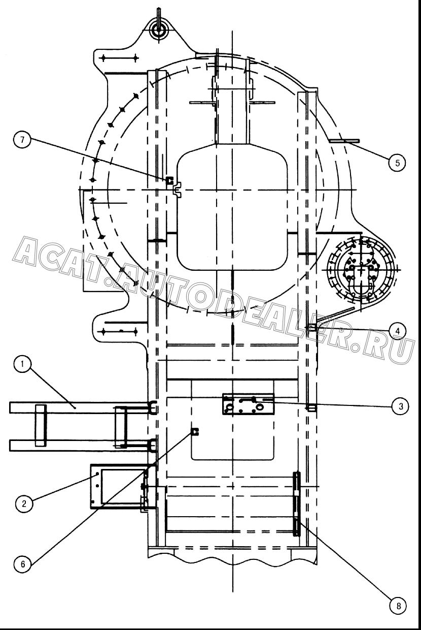 The valve's frame QY25K5.13.5.1 для XCMG QY25K5