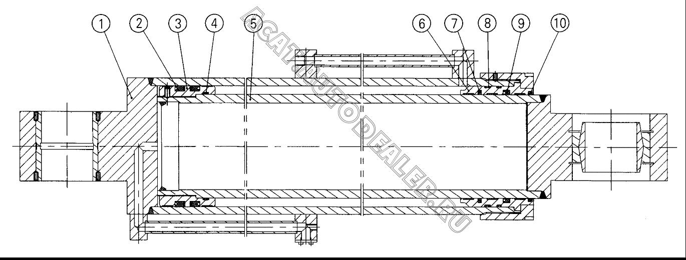 Cylinder 12103240 для XCMG QY70K
