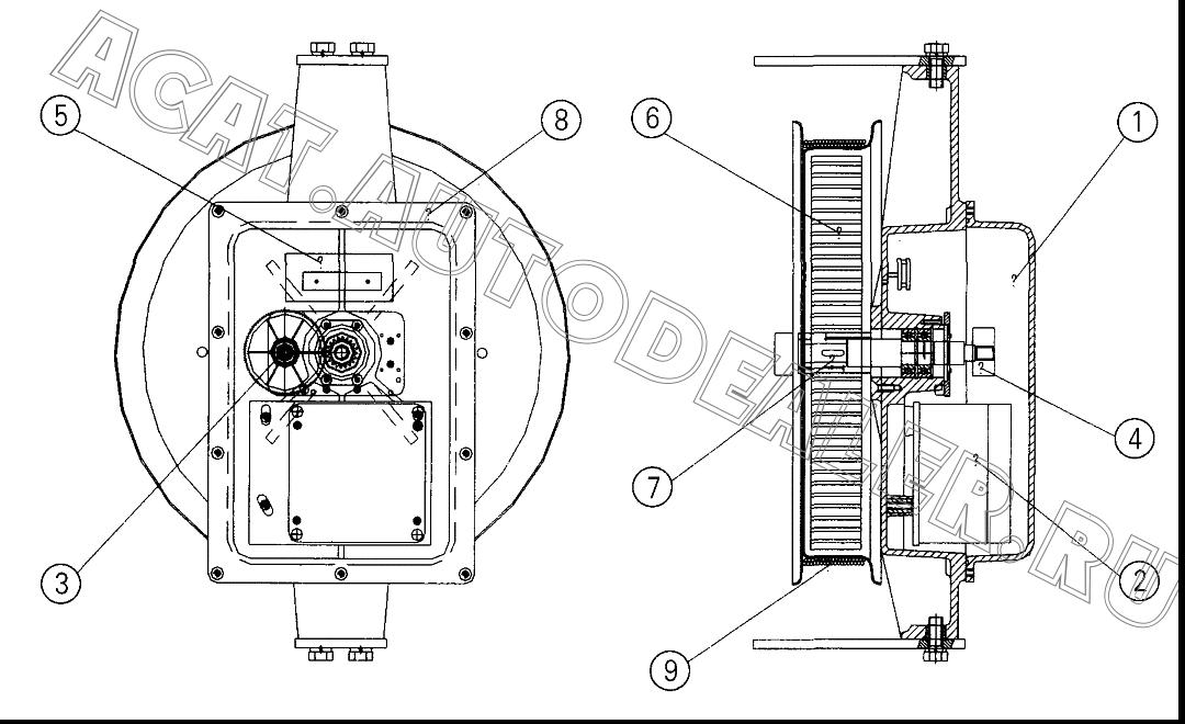 Casing top lap 10220392 для XCMG QY70K