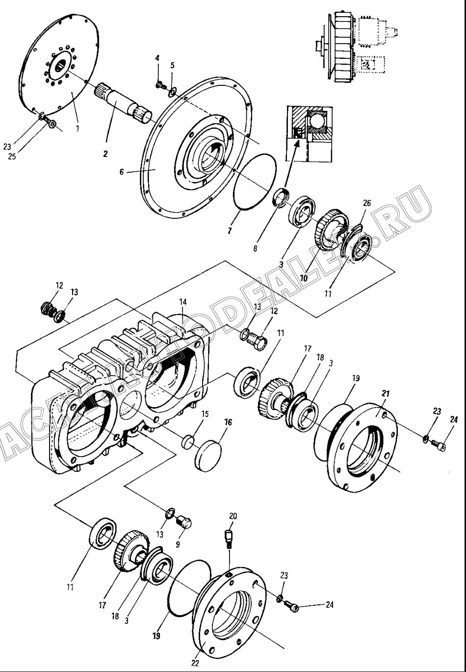 Ведущий диск 3B0945 для XCMG XD30