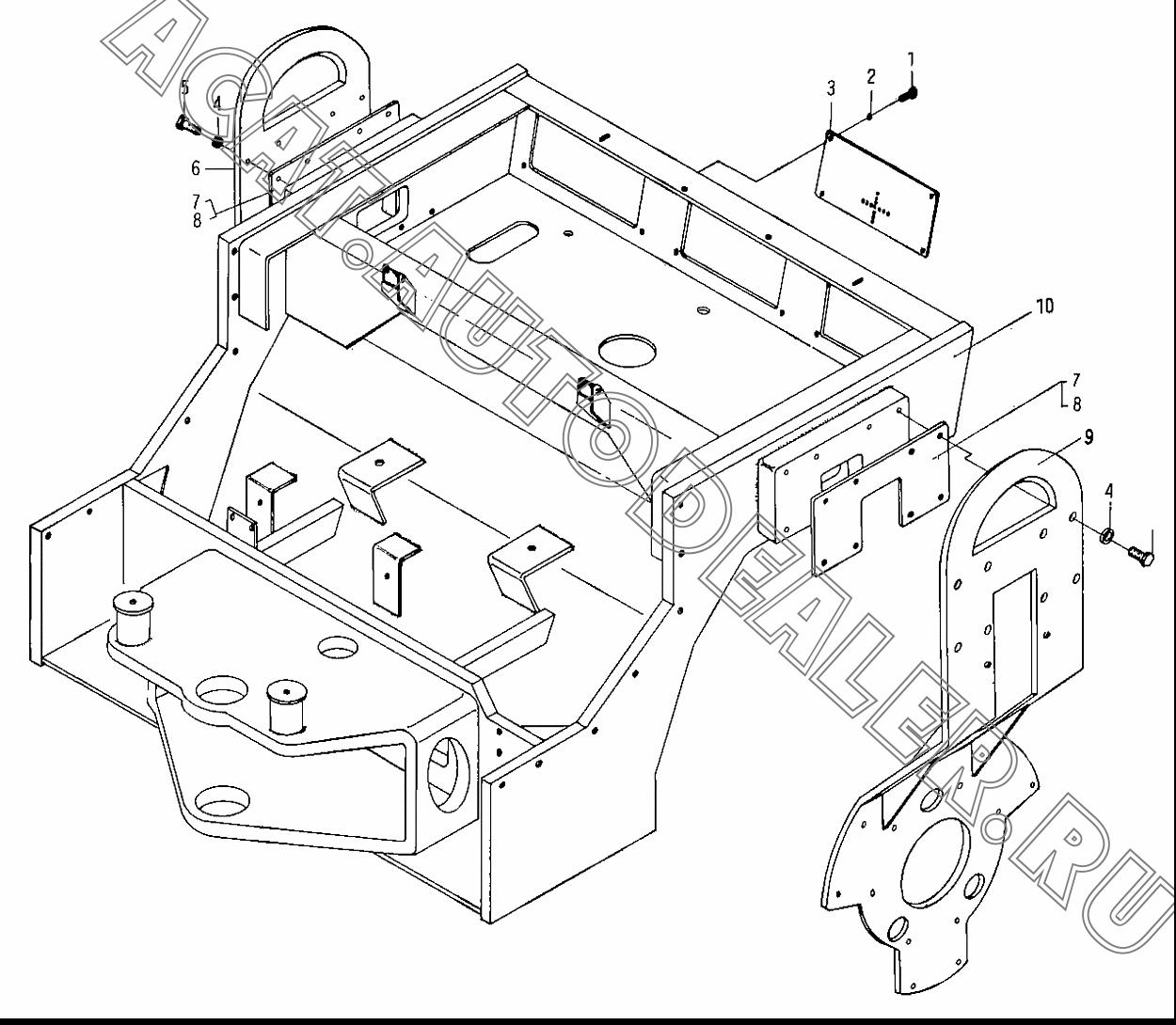 Крышка 3B0130 для XCMG XD30