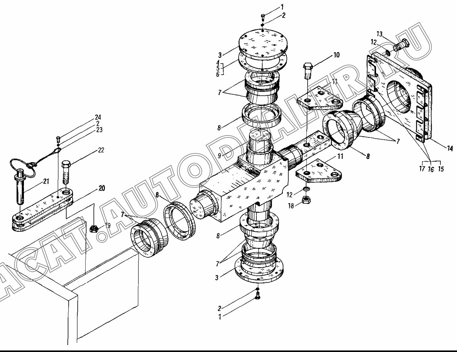 Крышка 3B0060 для XCMG XD30