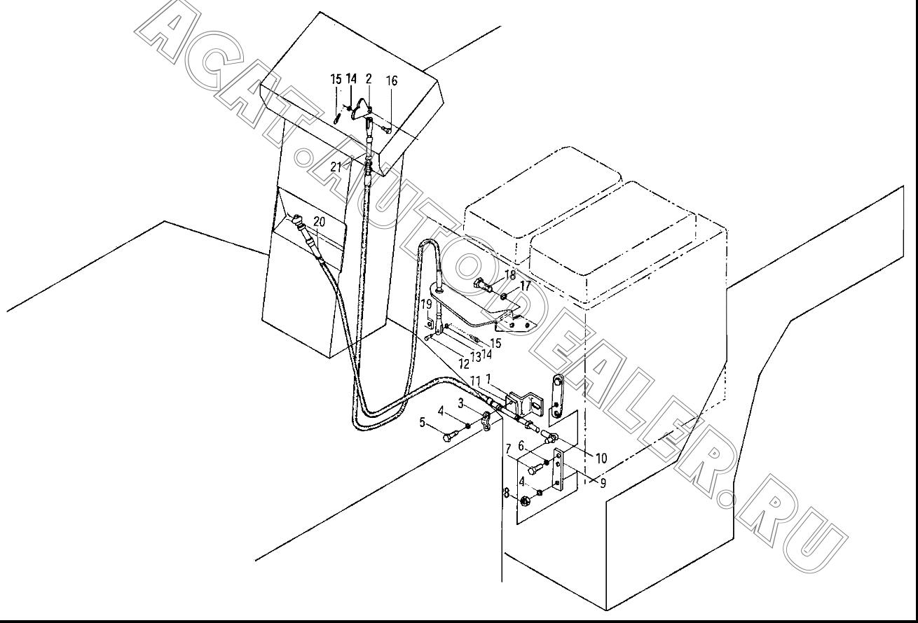 Монтажная плита 3B1390 для XCMG XD30