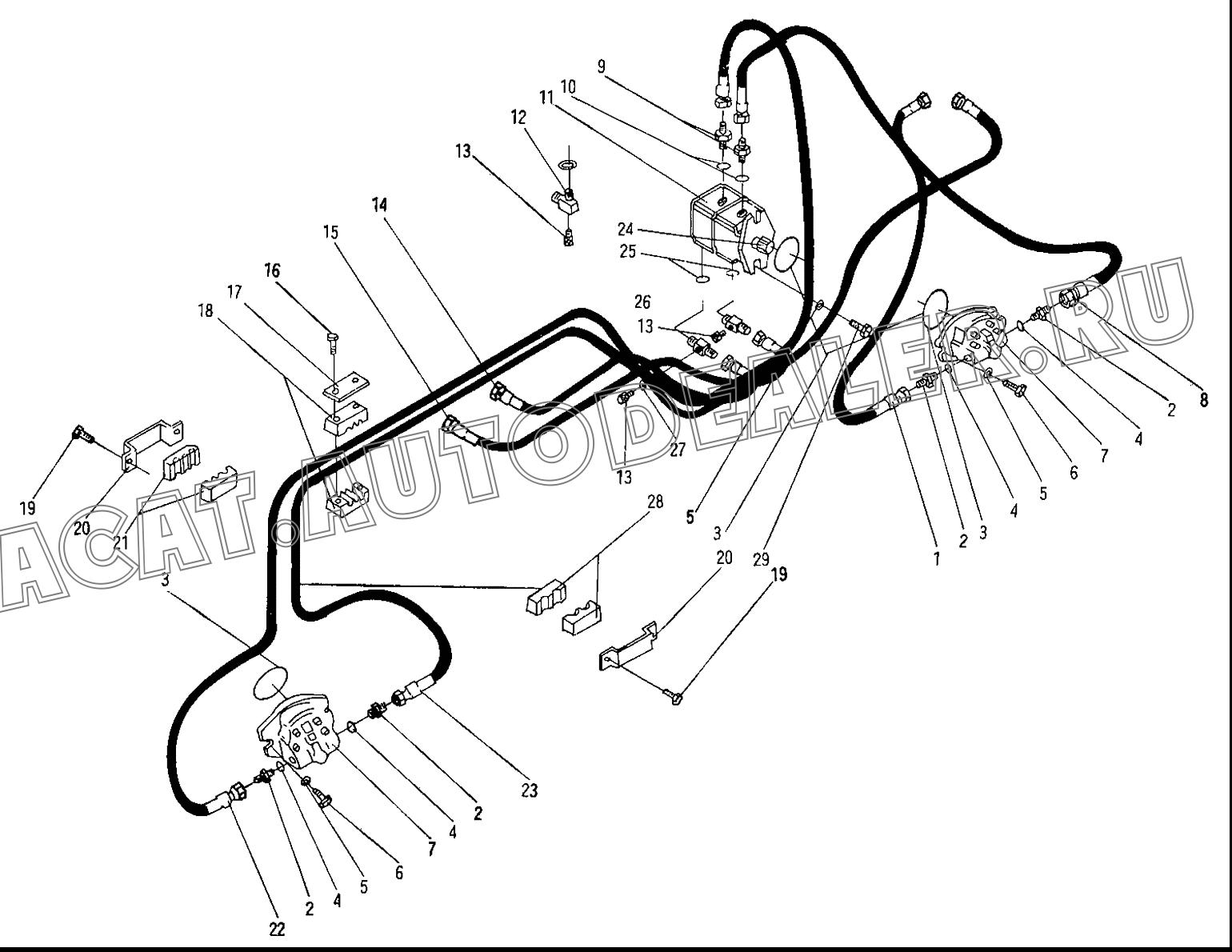 Шланг A4-3338 для XCMG XD30