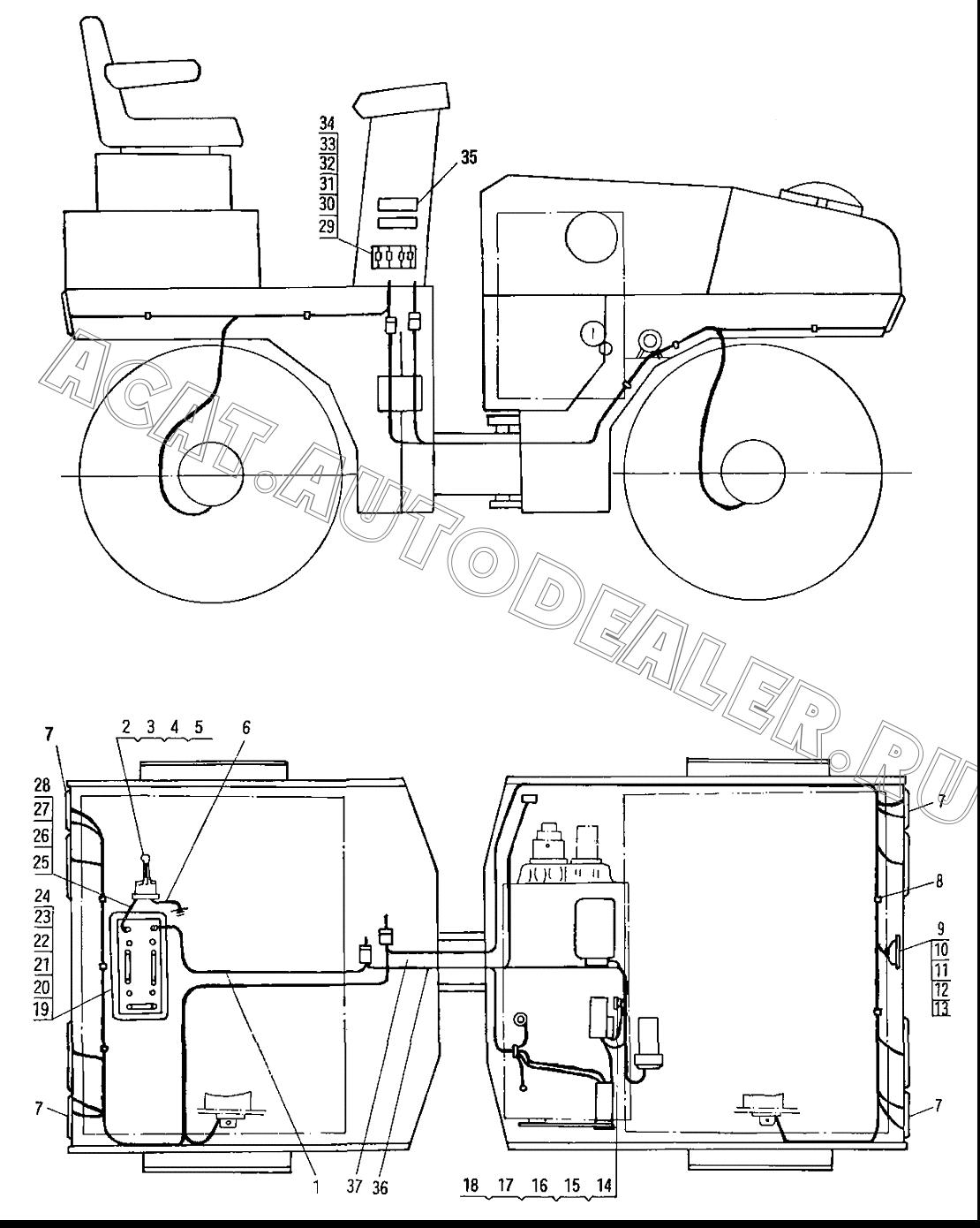 Клаксон A7-6070 для XCMG XD30