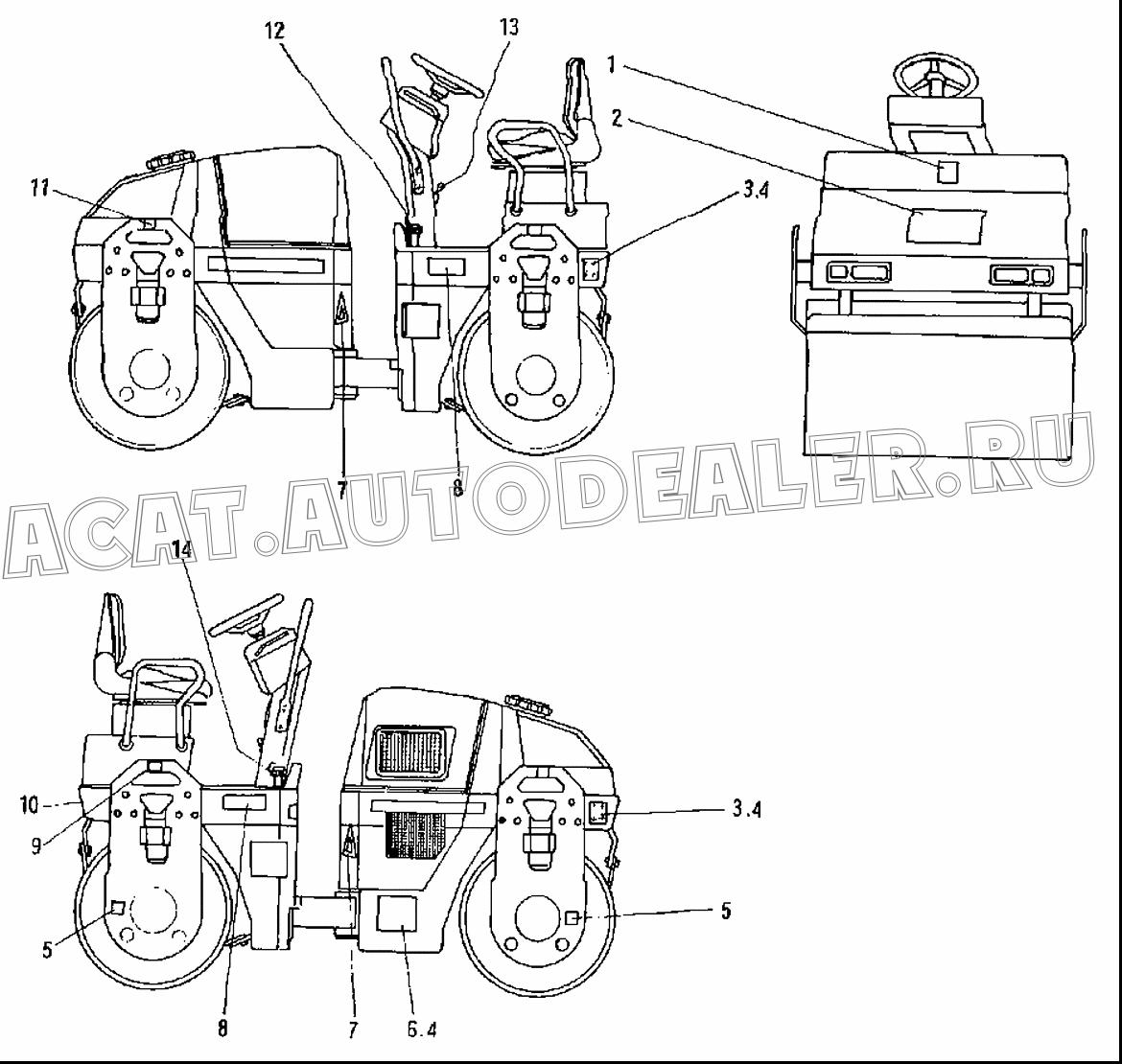 Маркировка, вода 407095 для XCMG XD30