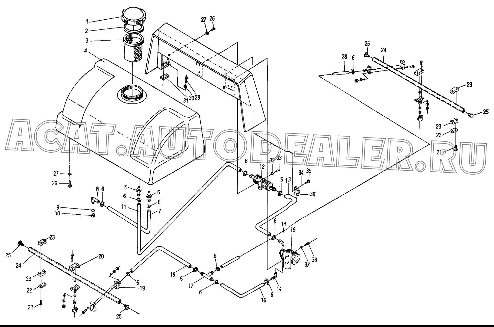 Заглушка 405270 для XCMG XD30