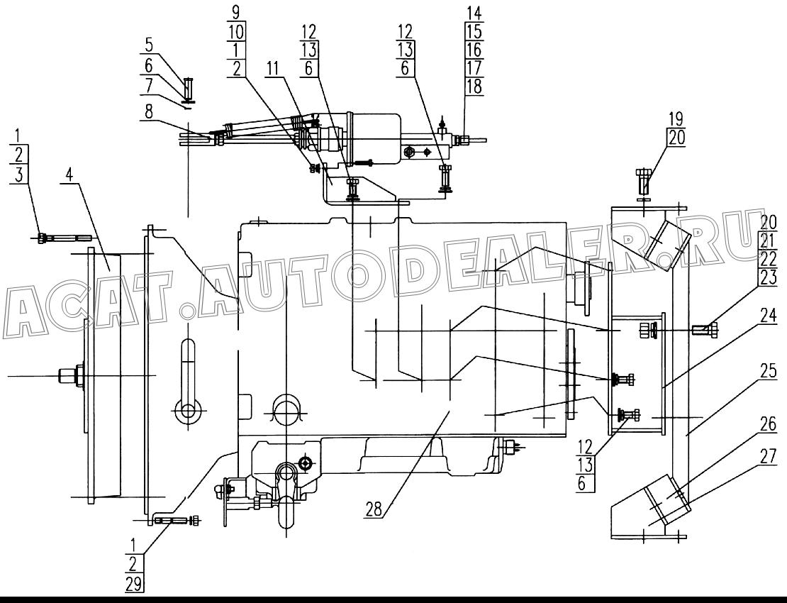Clutch 10310064 для XCMG XZ16K-XZ50K