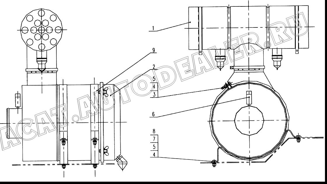 Holt M 10x50 10430042 для XCMG XZ50K