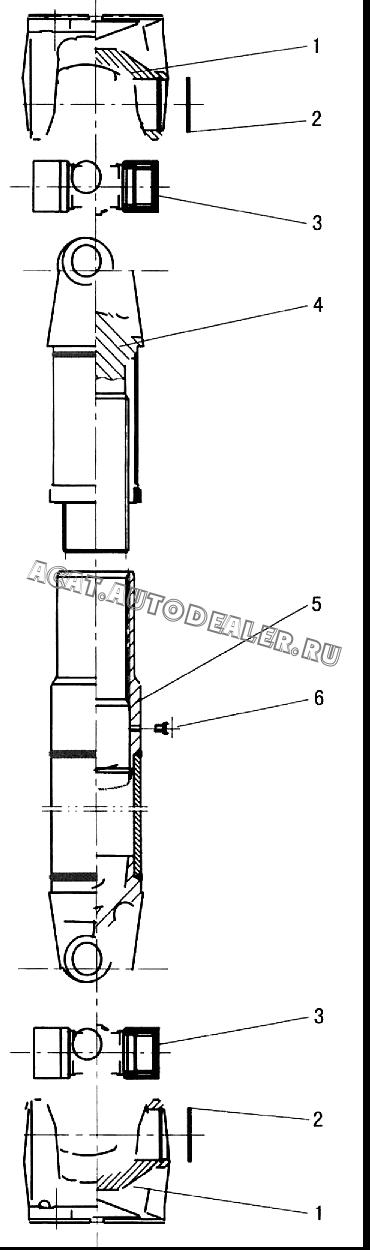 Flange fork 1491.707-2205062-B для XCMG XZ50K