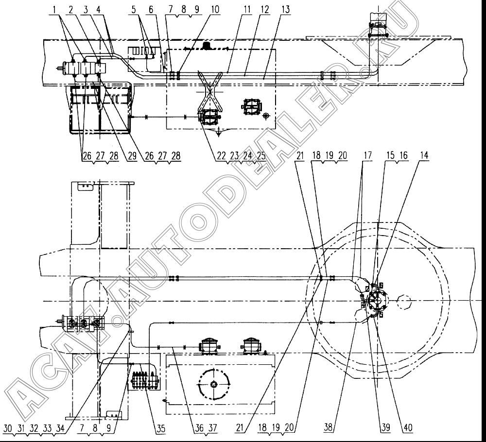 Flange QY50K.65.4.1A для XCMG XZ50K