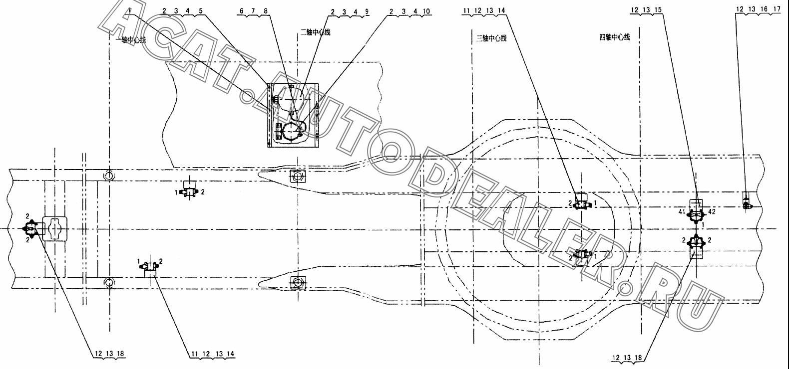 ABS solenoid valve XZA200.41.3 для XCMG XZ50K