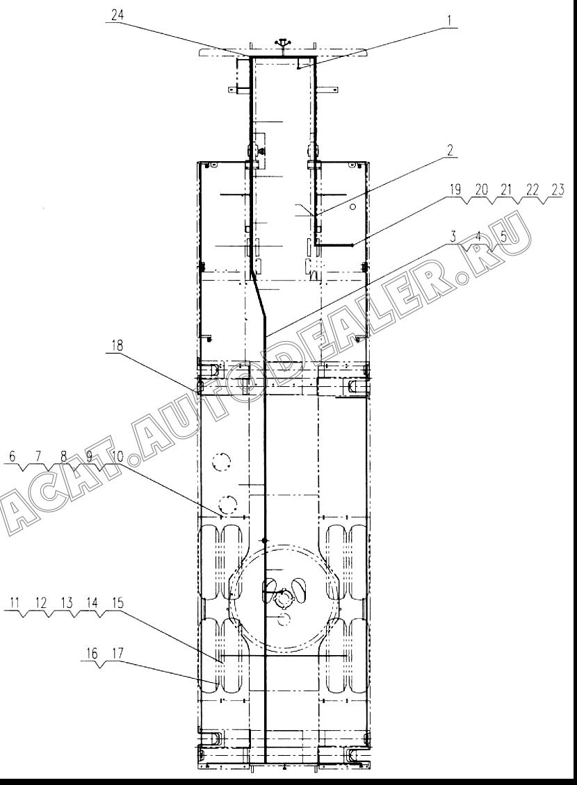 Cab in-ground wires XZ50K.26II.3 для XCMG XZ50K