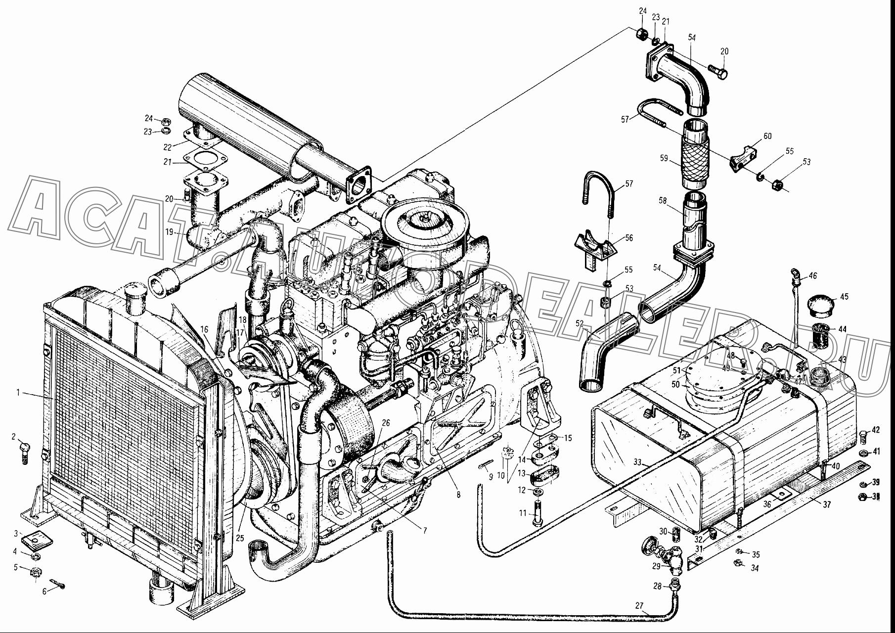 Diesel engine 4135AK-2 для XCMG YL16