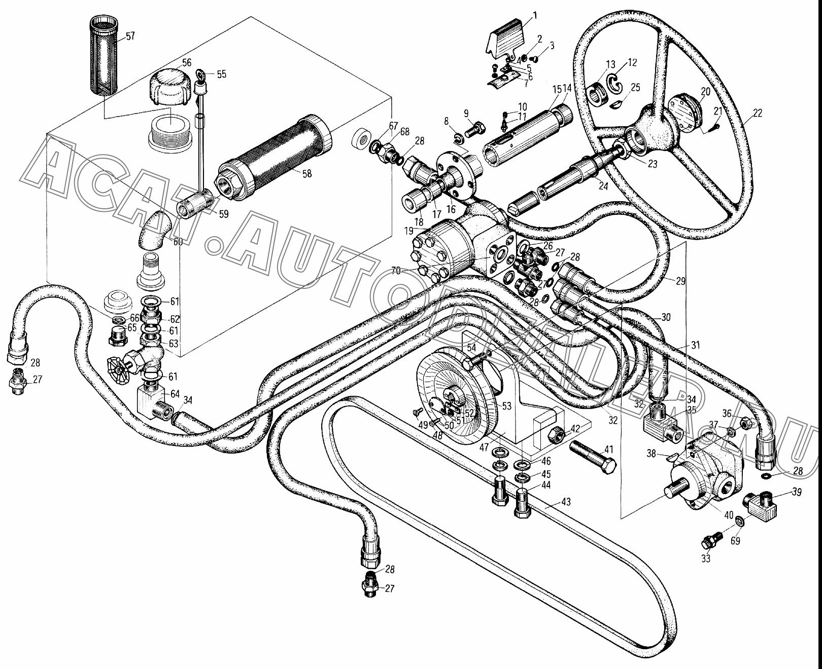 Hydraulic steering gear BZZ1-320 для XCMG YL16