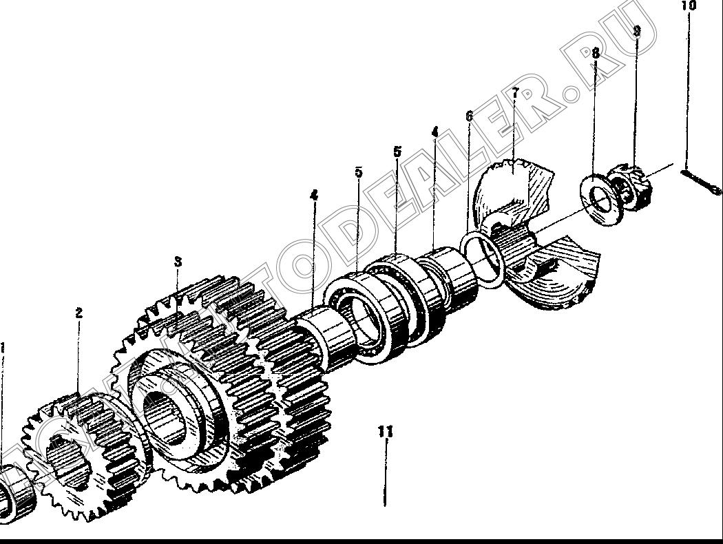 Игольчатый подшипник C9-1860 для XCMG YZ16JC