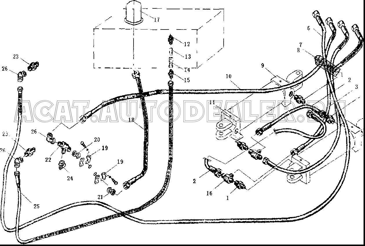 Шприц масленка A5-3L10 для XCMG YZ16JC