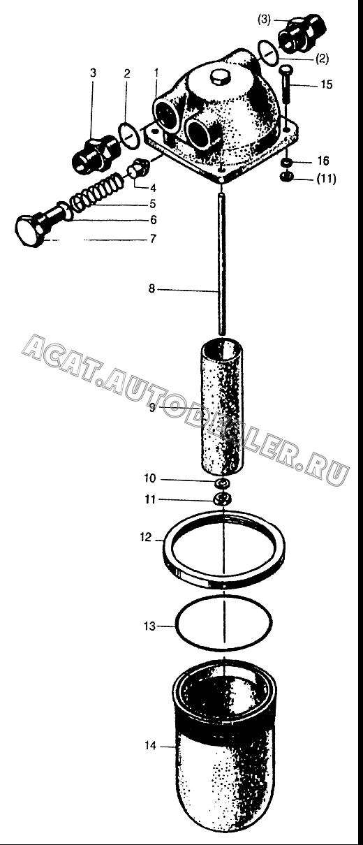 Оболочка фильтра ZL40.3.2-4 для XCMG ZL50G