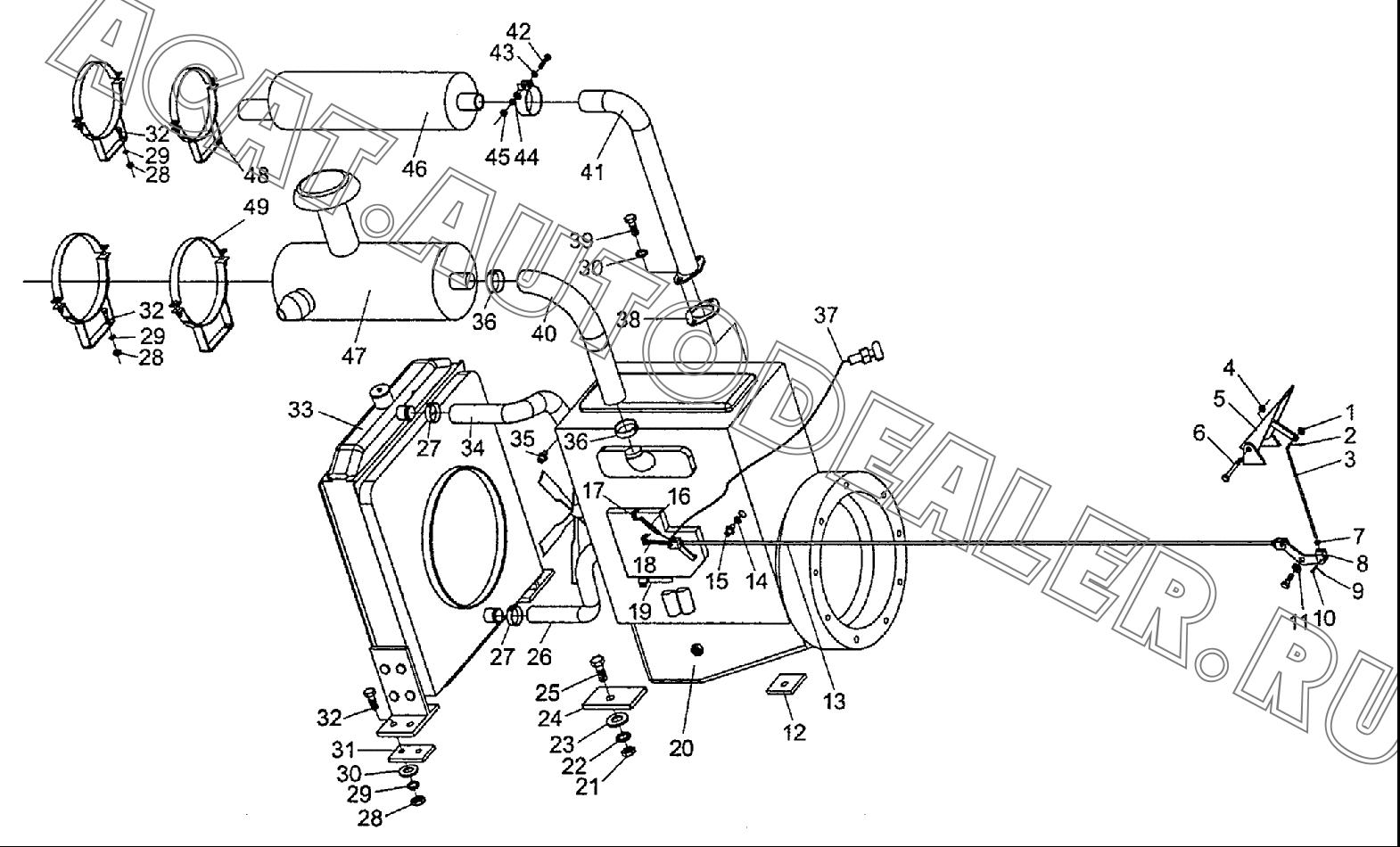 Стержень ZL15E.1-14 для XCMG LW166