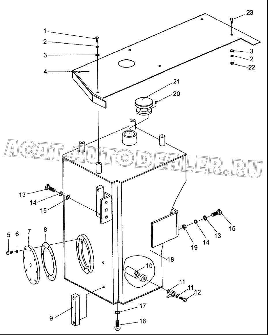 Крышка ZL16G.19-1 для XCMG LW166