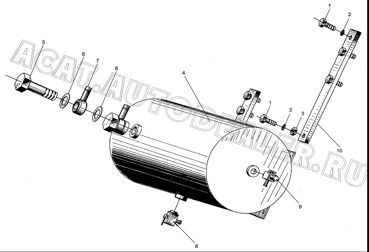Inflating Valve ZL40.12.6.4 для XCMG LW300F