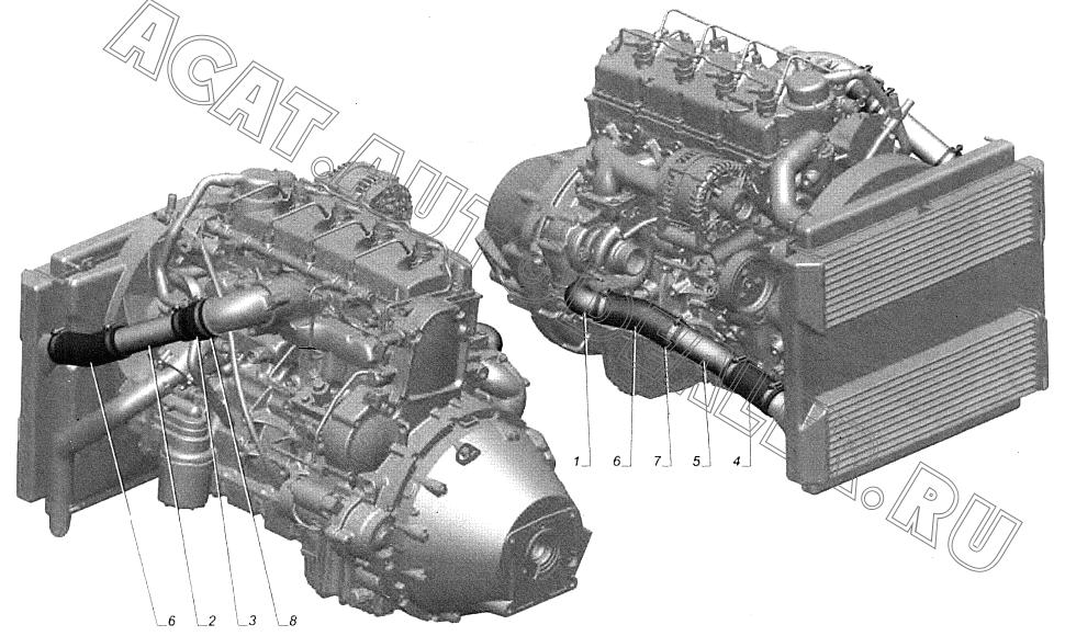 Патрубок нагнетательный 3302-1173066 для Cummins ISF 2.8