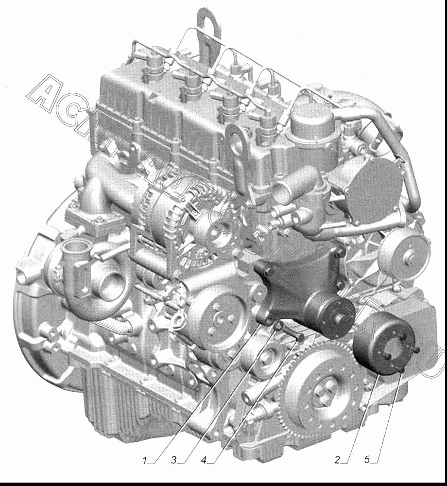 Опора вентилятора 3302-1308080 для Cummins ISF 2.8