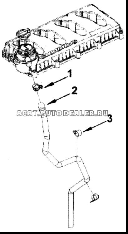 Пружинный хомут шланга 5284130 для Cummins ISF 2.8
