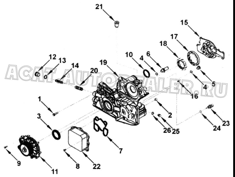 Защитная крышка 5269878 для Cummins ISF 2.8