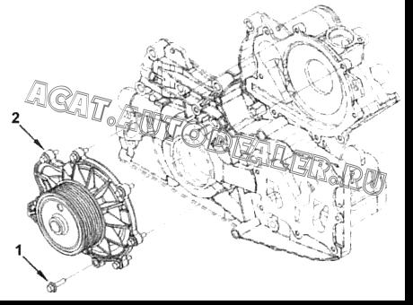 Водяной насос WP97348 для Cummins ISF 2.8