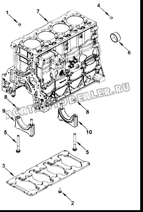 Круглый штифт 3902343 для Cummins ISF 2.8