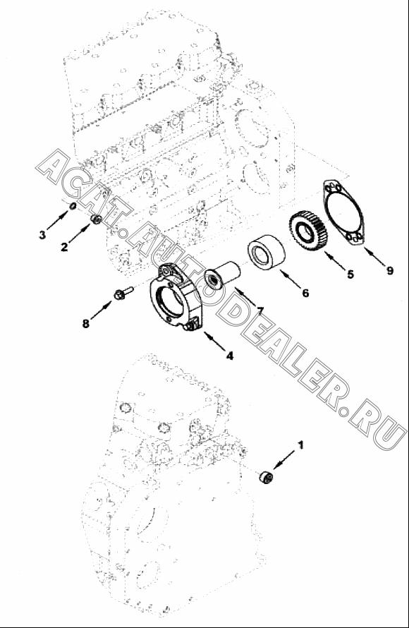 Трубная пробка 4933532 для Cummins ISF 2.8