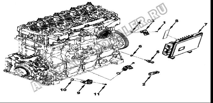 Паспортная табличка 5284069 для Cummins ISF 2.8