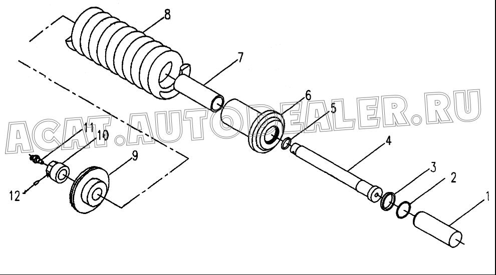 Поршень 61A0265 для LiuGong CLG 220