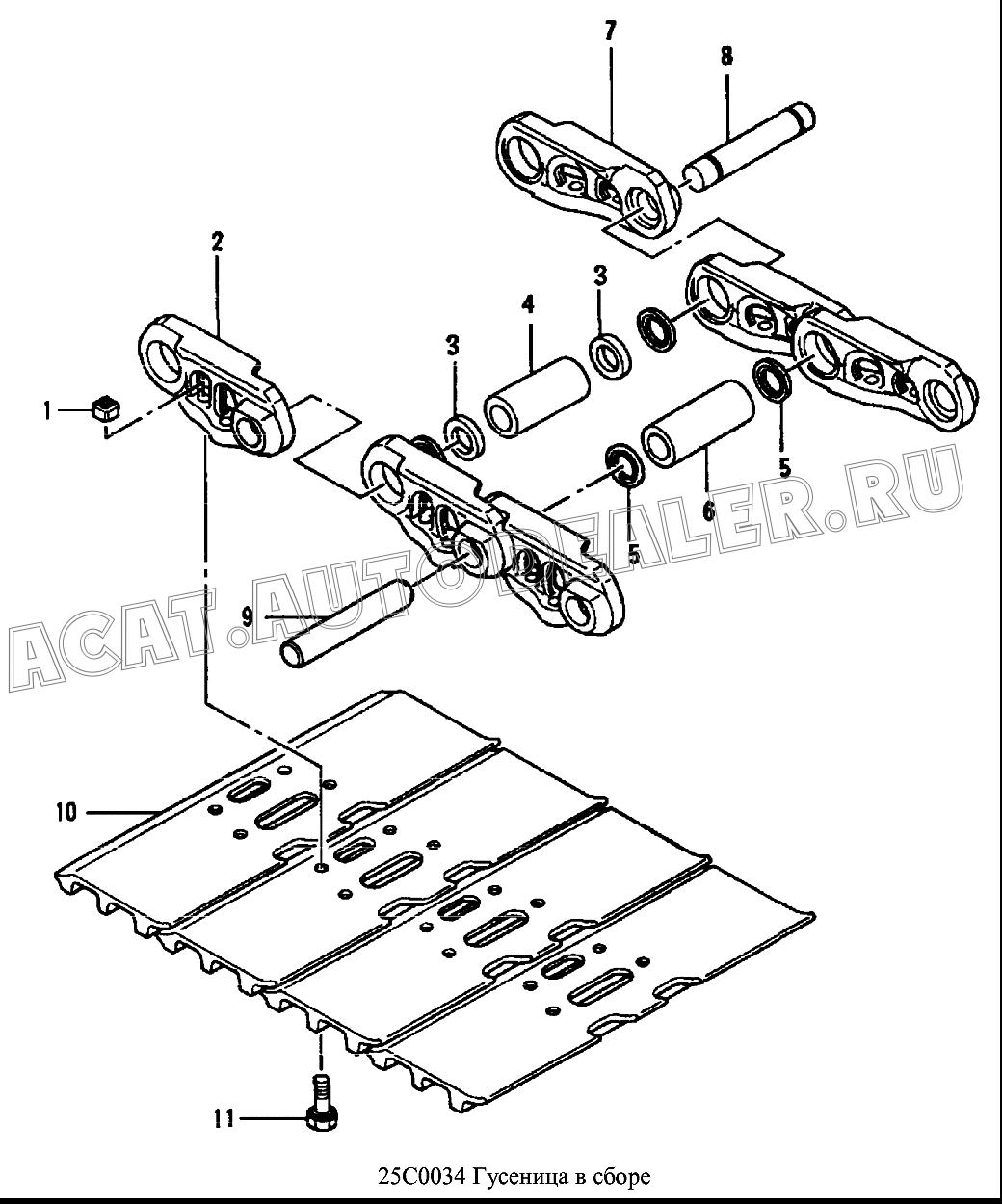 Звено 72A0297 для LiuGong CLG 220