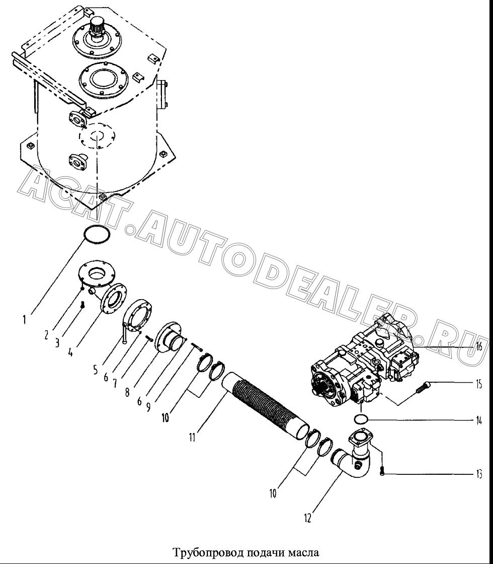 Кольцо круглого сечения 125х5,3 12B0026 для LiuGong CLG 220